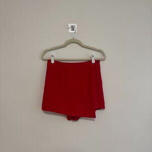 Forever 21 Mini Skort, Red, Size M